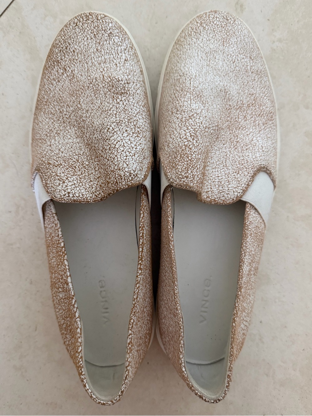 Vince Blair Leather Slip-on Shoes 9.5